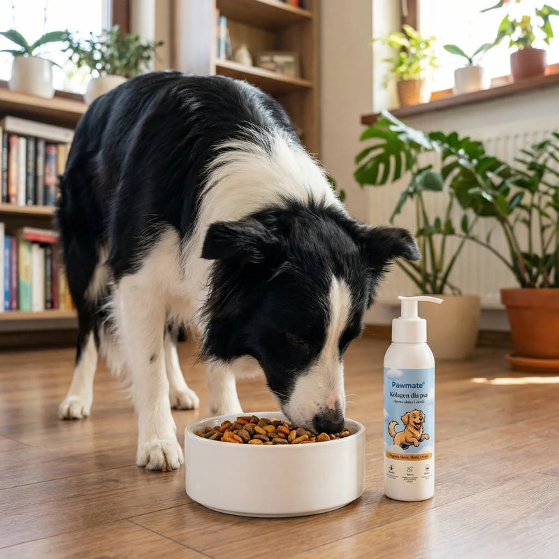 Pawmate Kolagen dla psów - butelka produktu